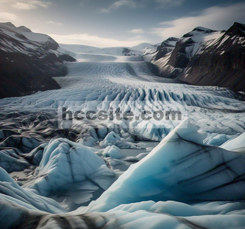Lapisan Es Gletser Vatnajokull, 1999