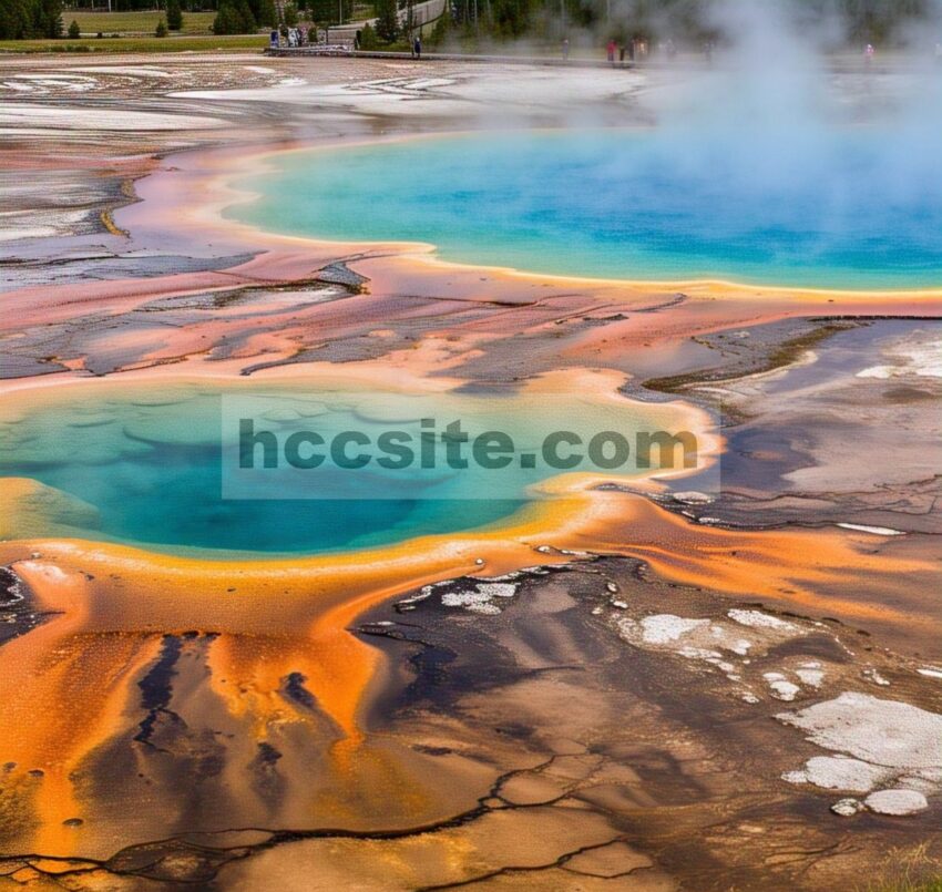 Grand Prismatic Spring, AS – 2 hektar
