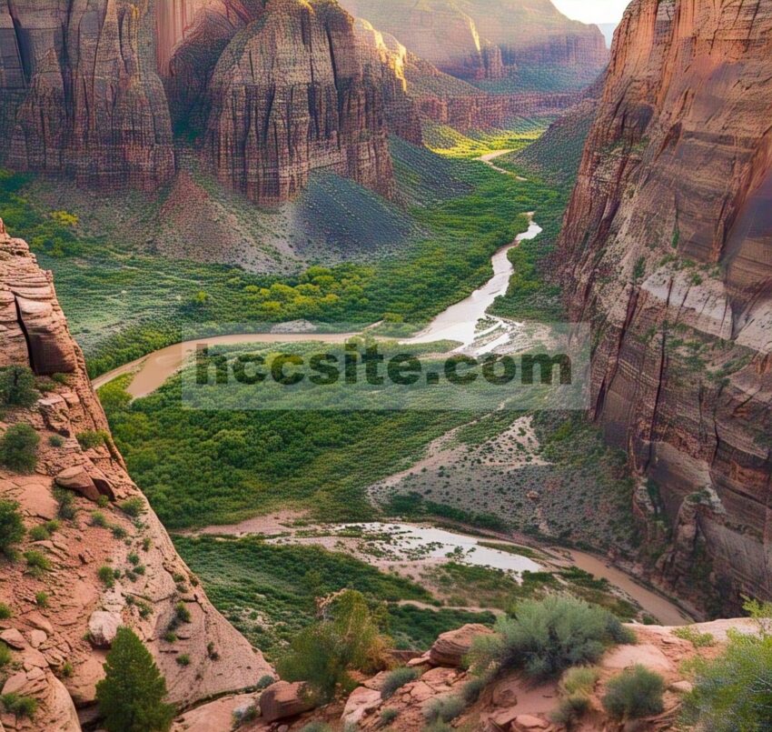 Ngarai Desolation di Utah, 2000