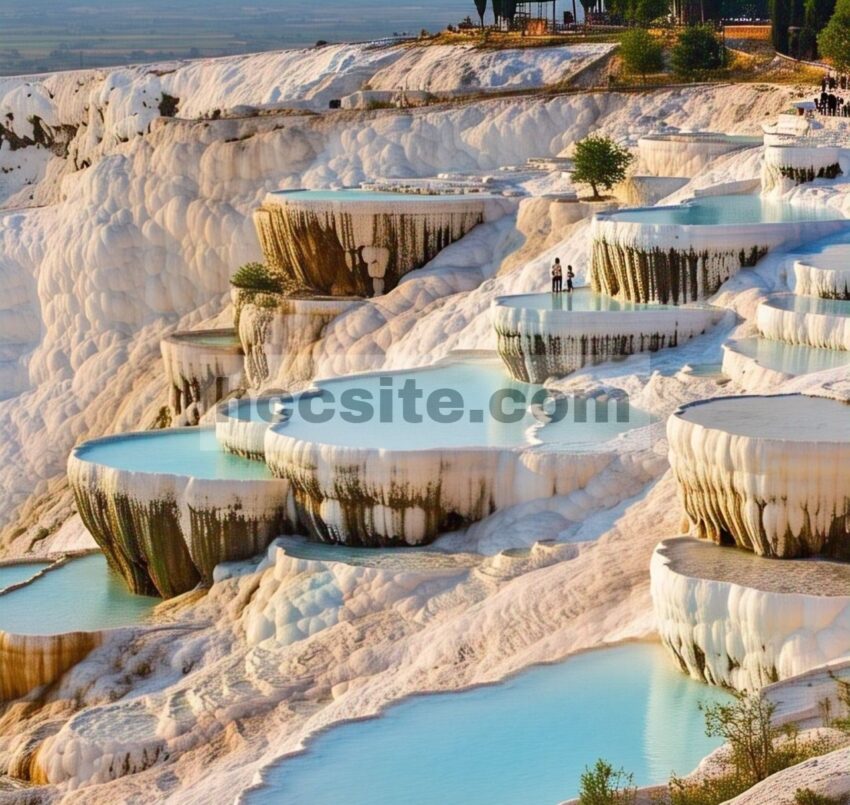Pamukkale, Turki – 0,04 Mil Persegi
